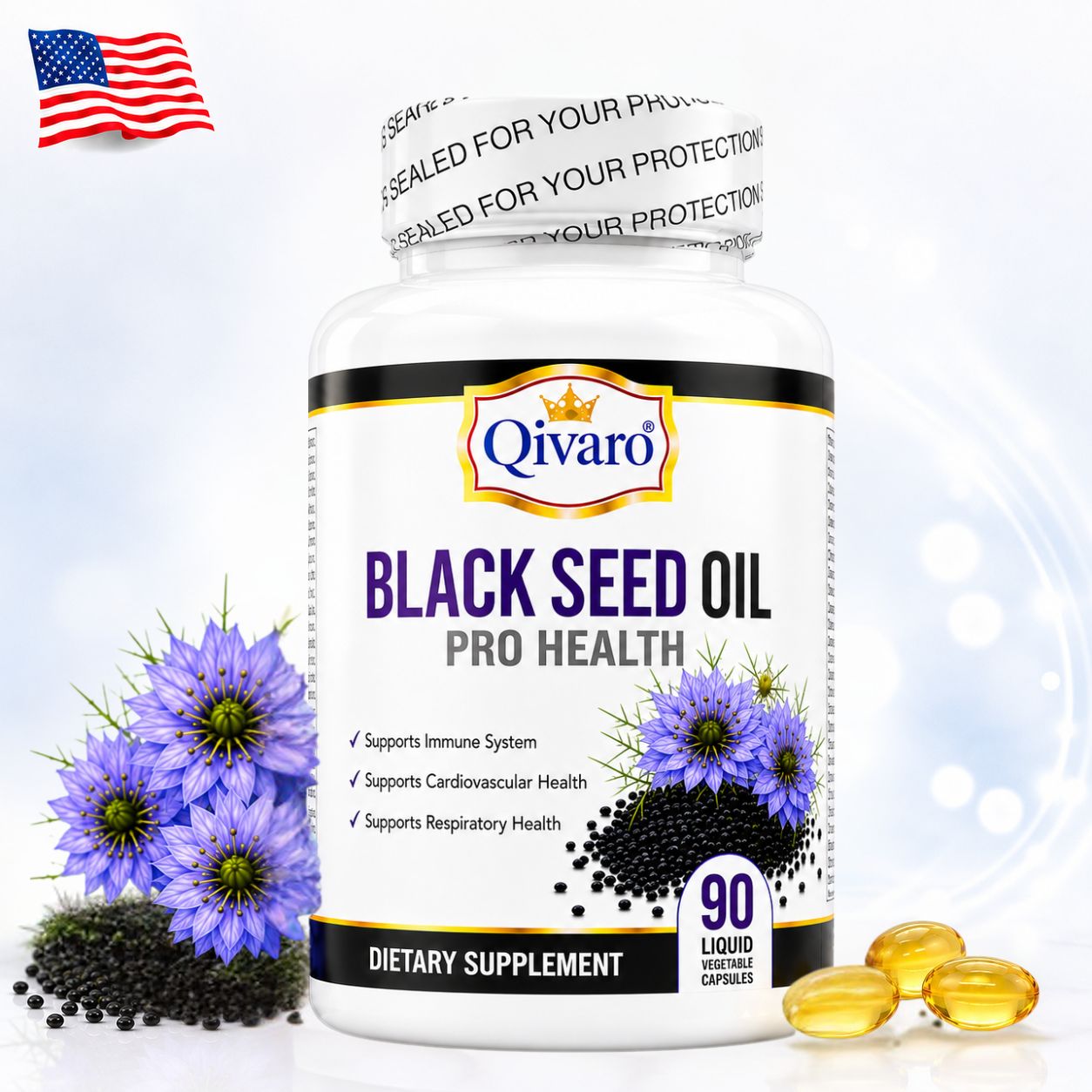 QIH01-Qivaro 黑籽油 | Black Seed Oil