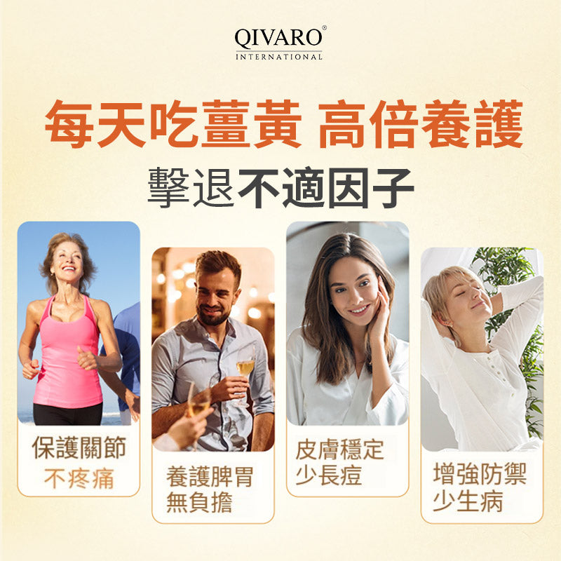 QIH04 | Qivaro 有機薑黃700專業健康系列 | Organic Turmeric 700