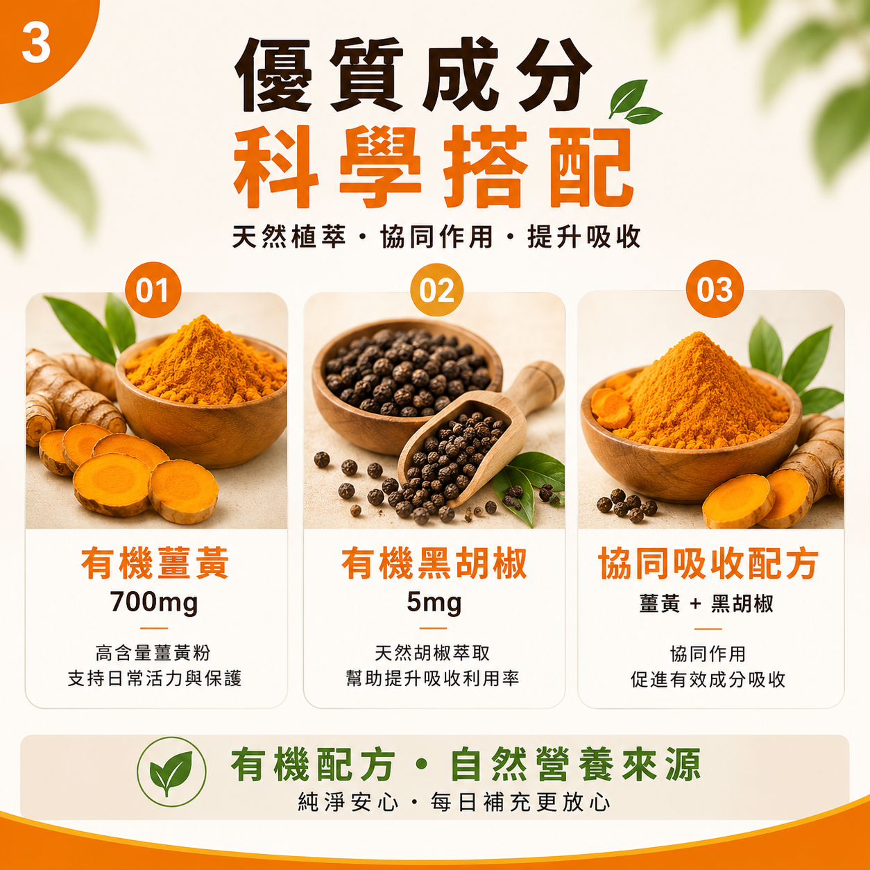 QIH04 | Qivaro 有機薑黃片| Organic Turmeric 700