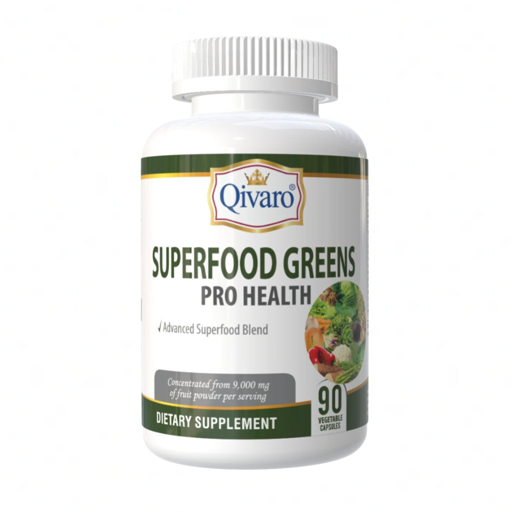 QIH102 - Superfood Greens Pro Health 90 Veggie Capsules 
