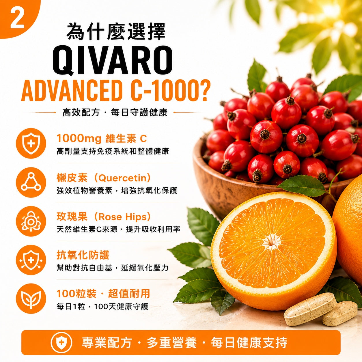 QIH12 | 複合维C寶 | Advanced C-1000