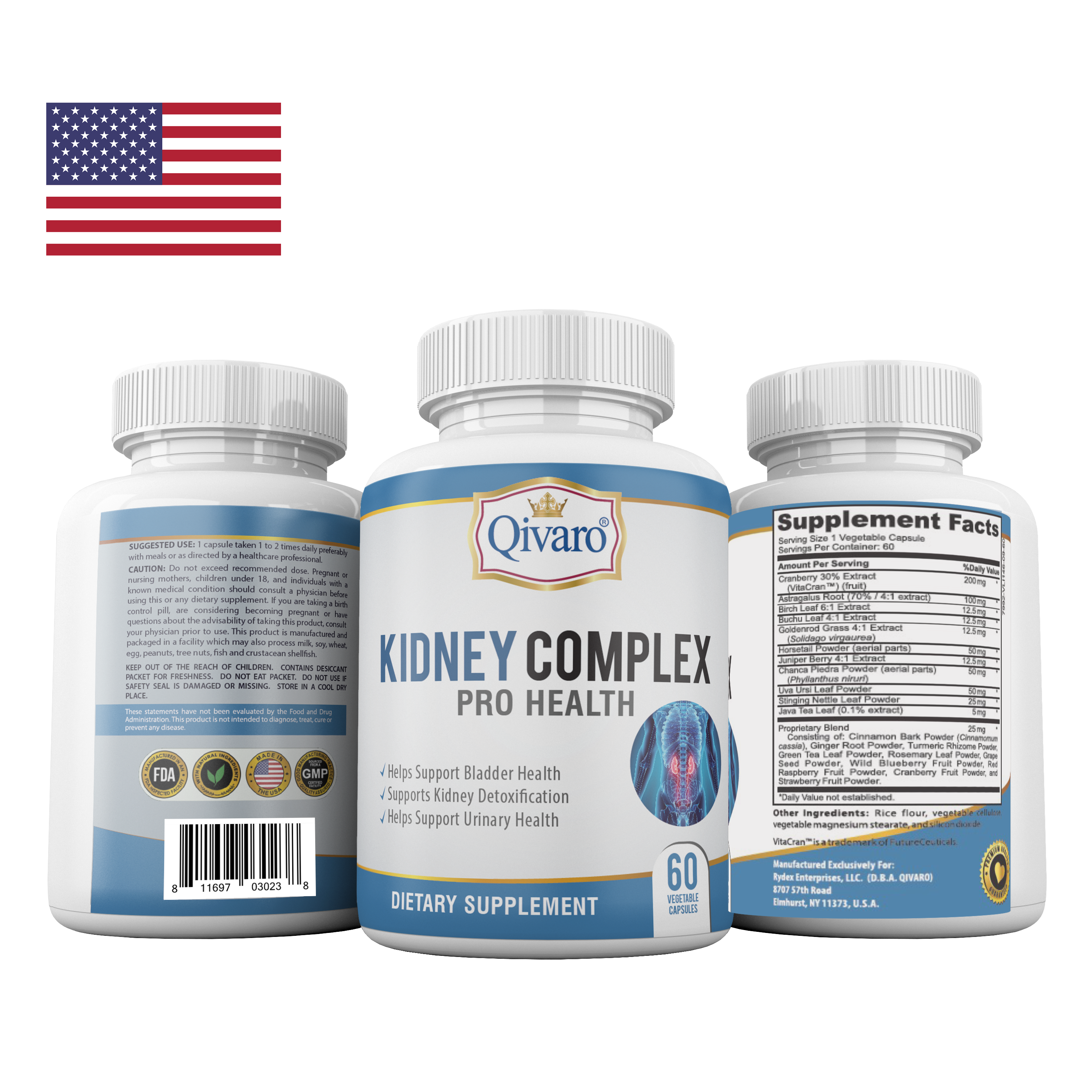 Combo 3-in-1 Pack: QIH16 Kidney Complex