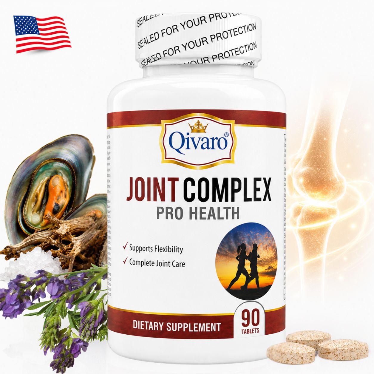 Joint Complex Supplement with Glucosamine Sulfate, MSM & Green Lipped Sea Mussel