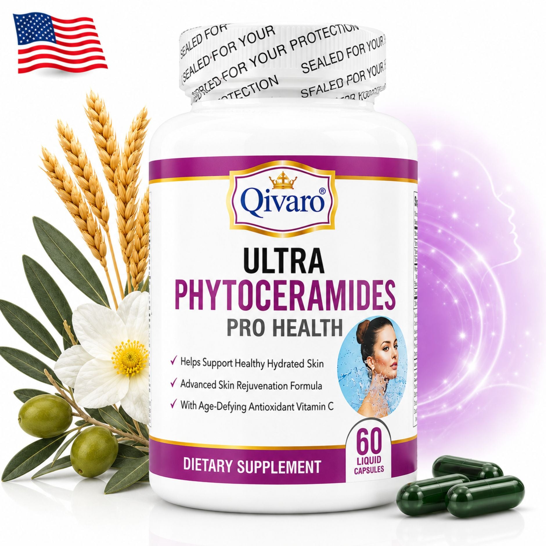 QIH42 - Qivaro 神經酰胺 膠囊 I Ultra Phytoceramides