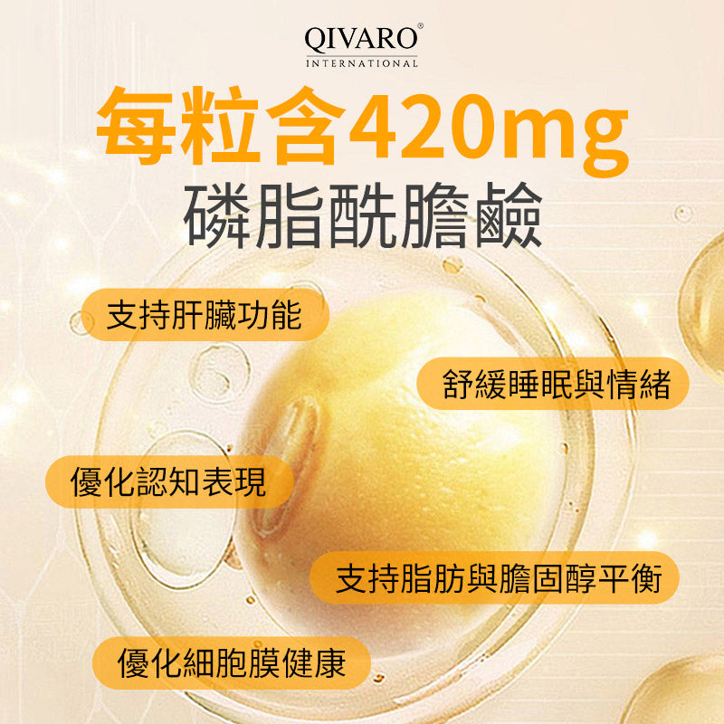 QIH703 Phosphatidyl Choline Soft Capsules - 60 soft gels