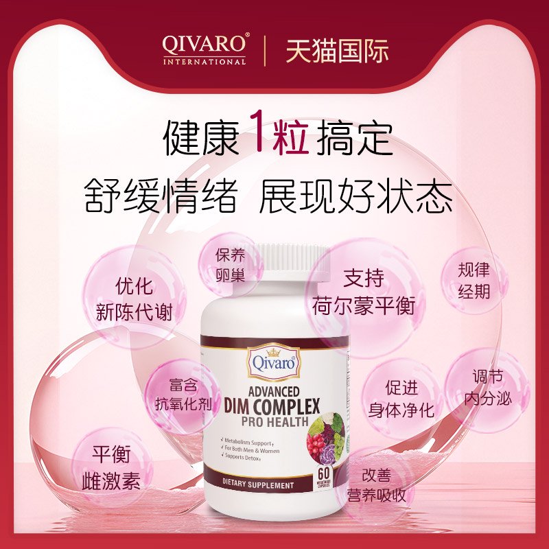QIH811-DIM Complex Veggie Capsules (60 capsules)