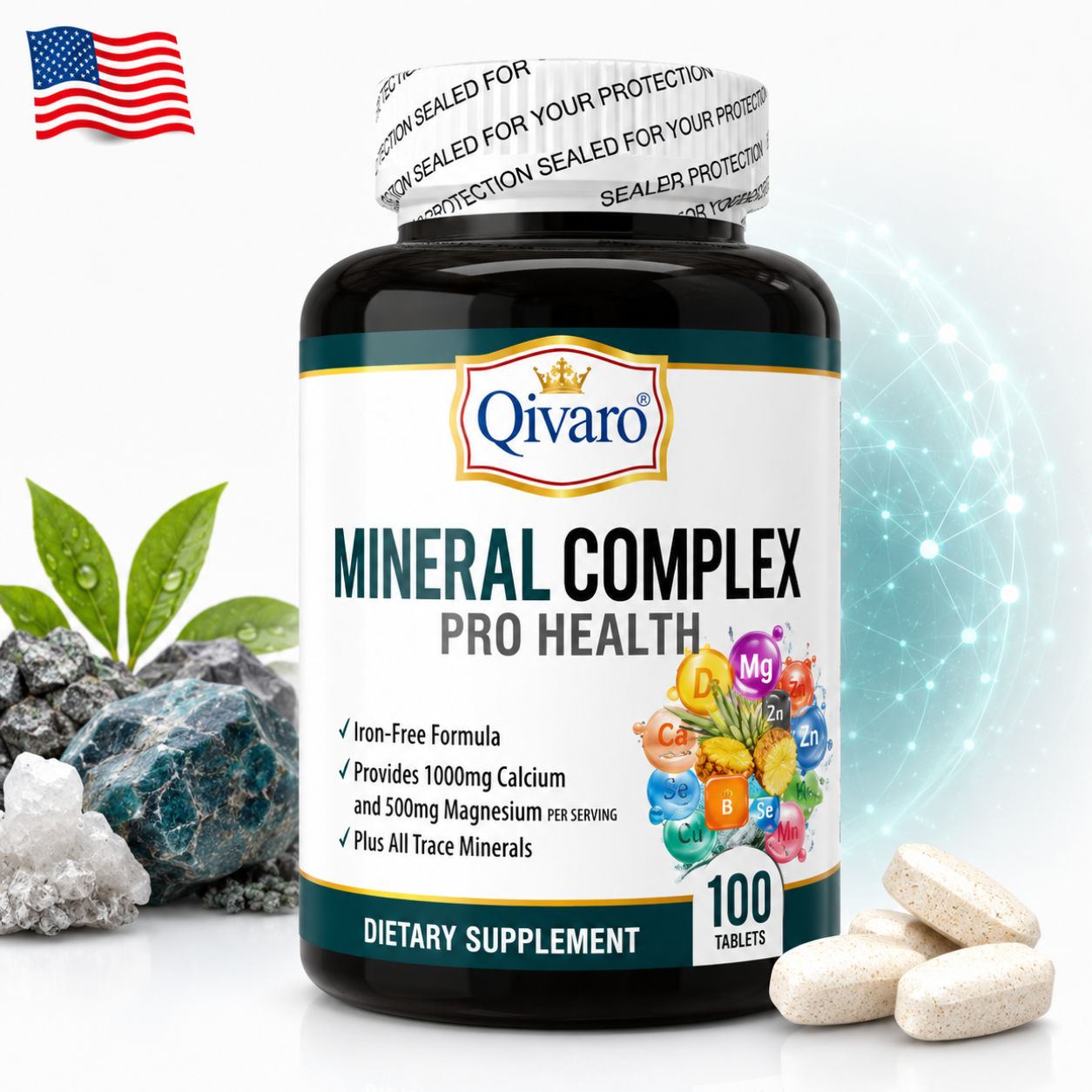 QVM62_Qivaro 超級礦物質補充片 I Mineral Complex