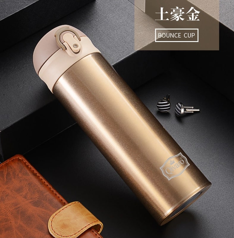 QGW003 時尚彈跳保溫杯 l FASHION VACUUM INSULATED BOTTLE by QIVARO
