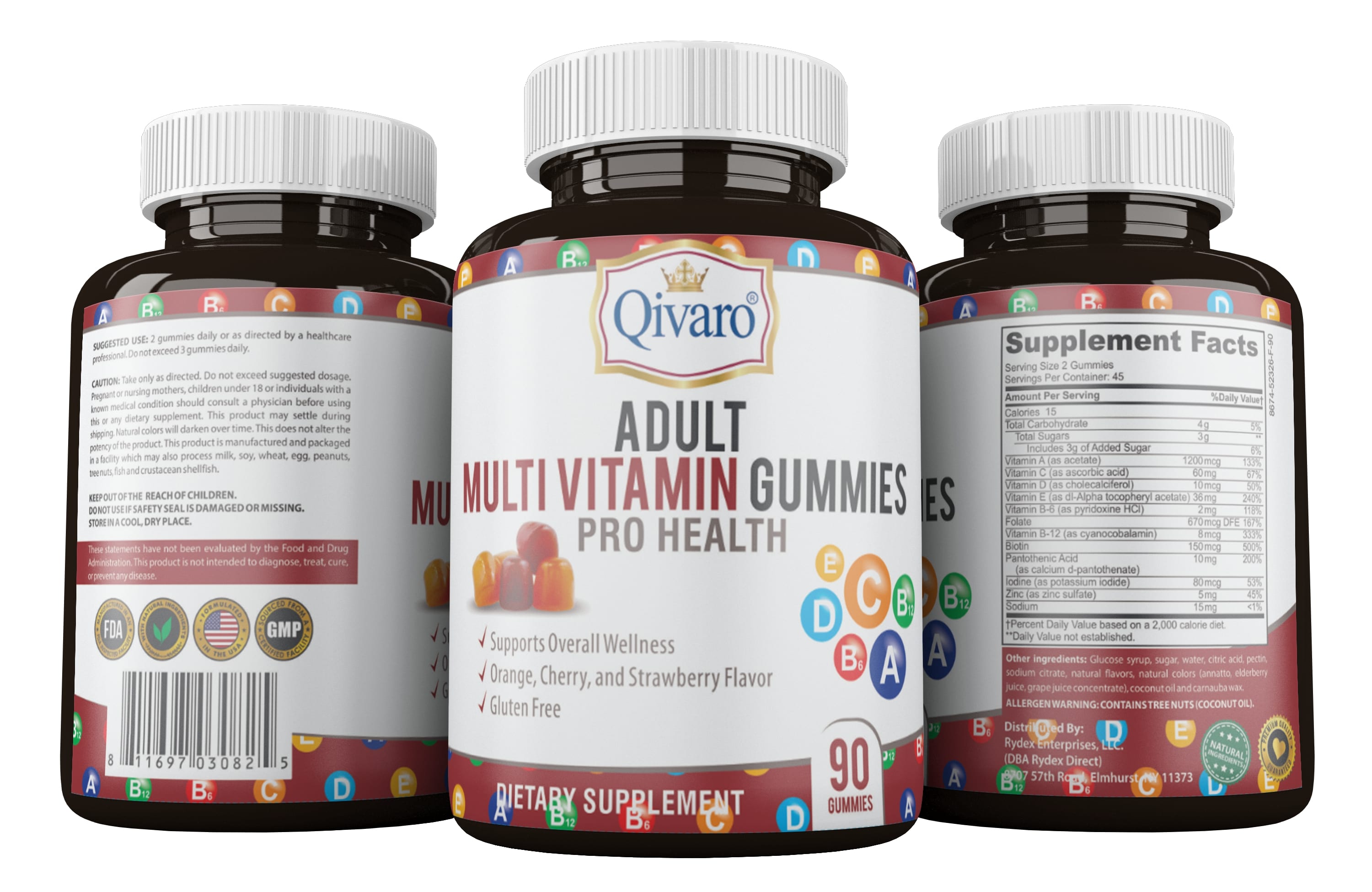 QAG01 | Adult Multi-Vitamin Gummies | 90 gummies | 成人軟糖維多寶