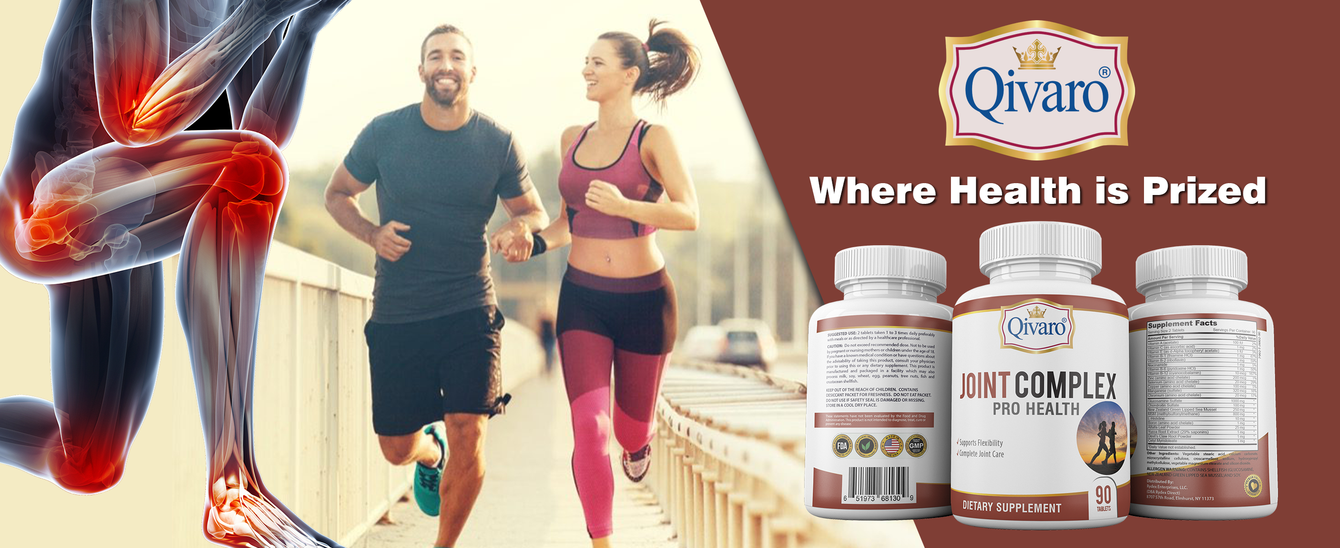 Joint Complex Supplement with Glucosamine Sulfate, MSM & Green Lipped Sea Mussel