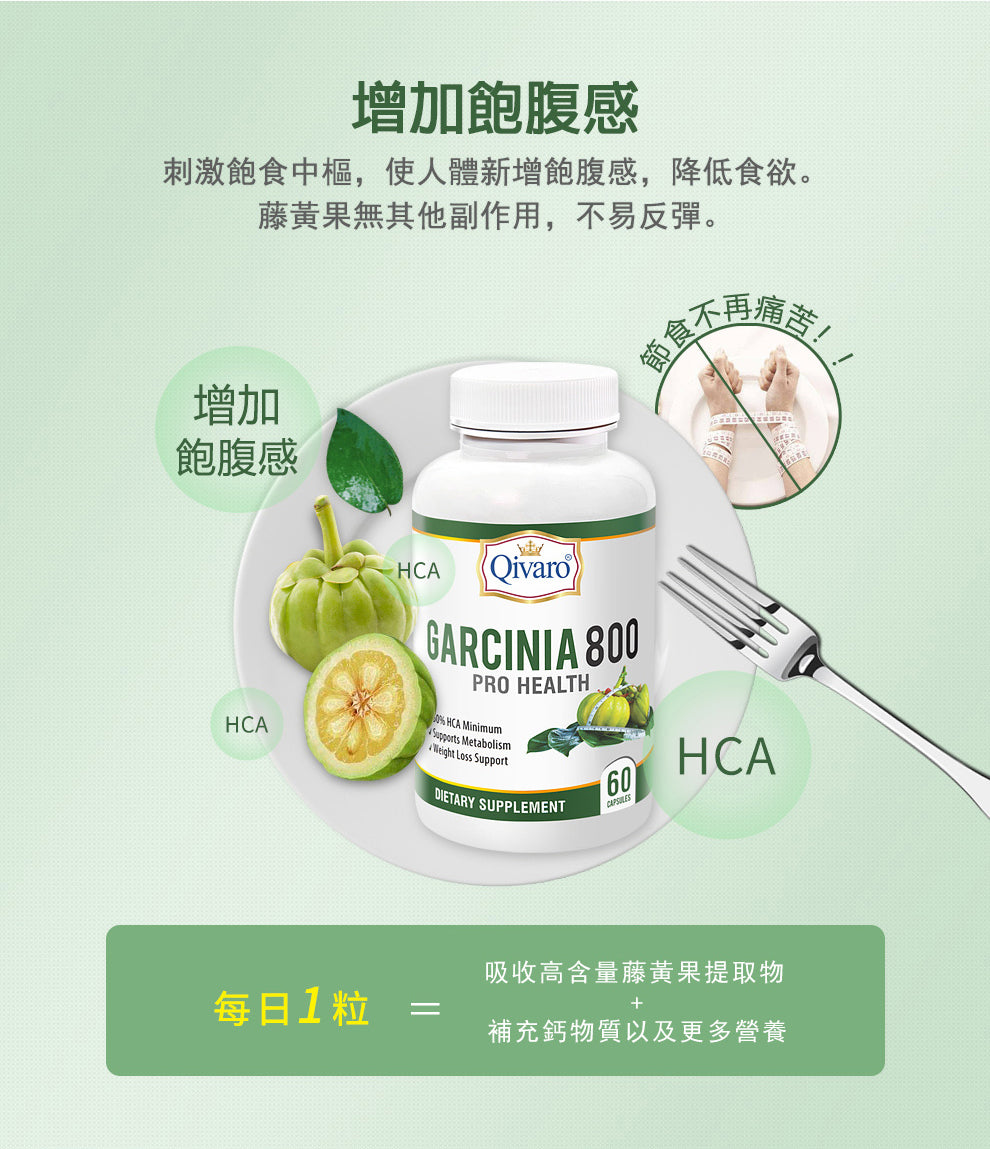 Combo 3-in-1 Pack: QIH38 Garcinia 800