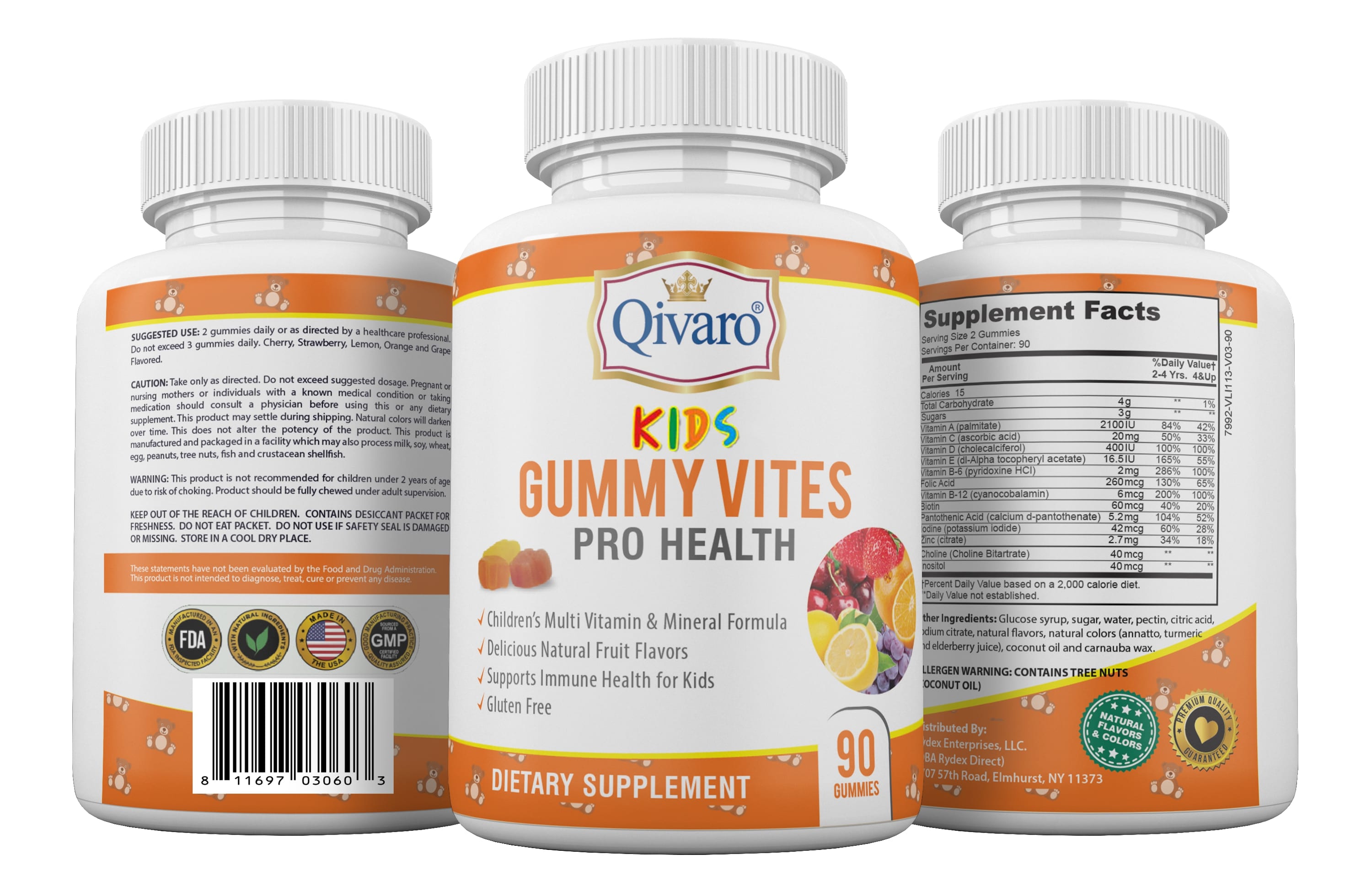 QKG01 | Kids Gummy Vites | 90 gummies | 兒童軟糖維多寶