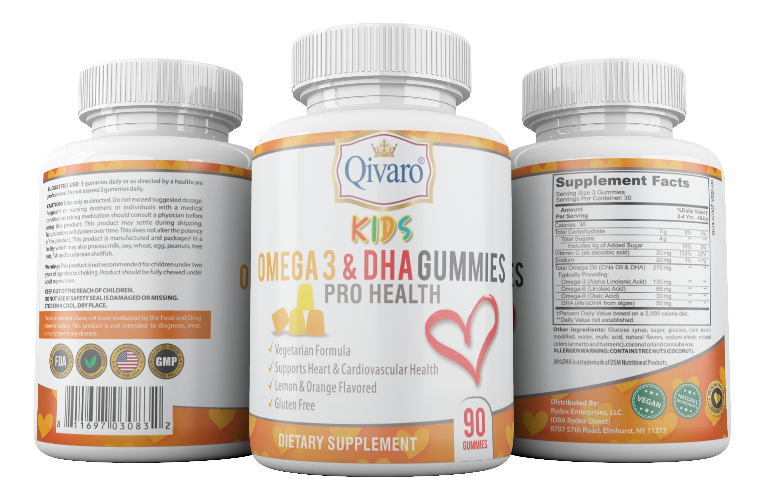 QKG02 - Kids Omega 3 &amp; DHA Gummies