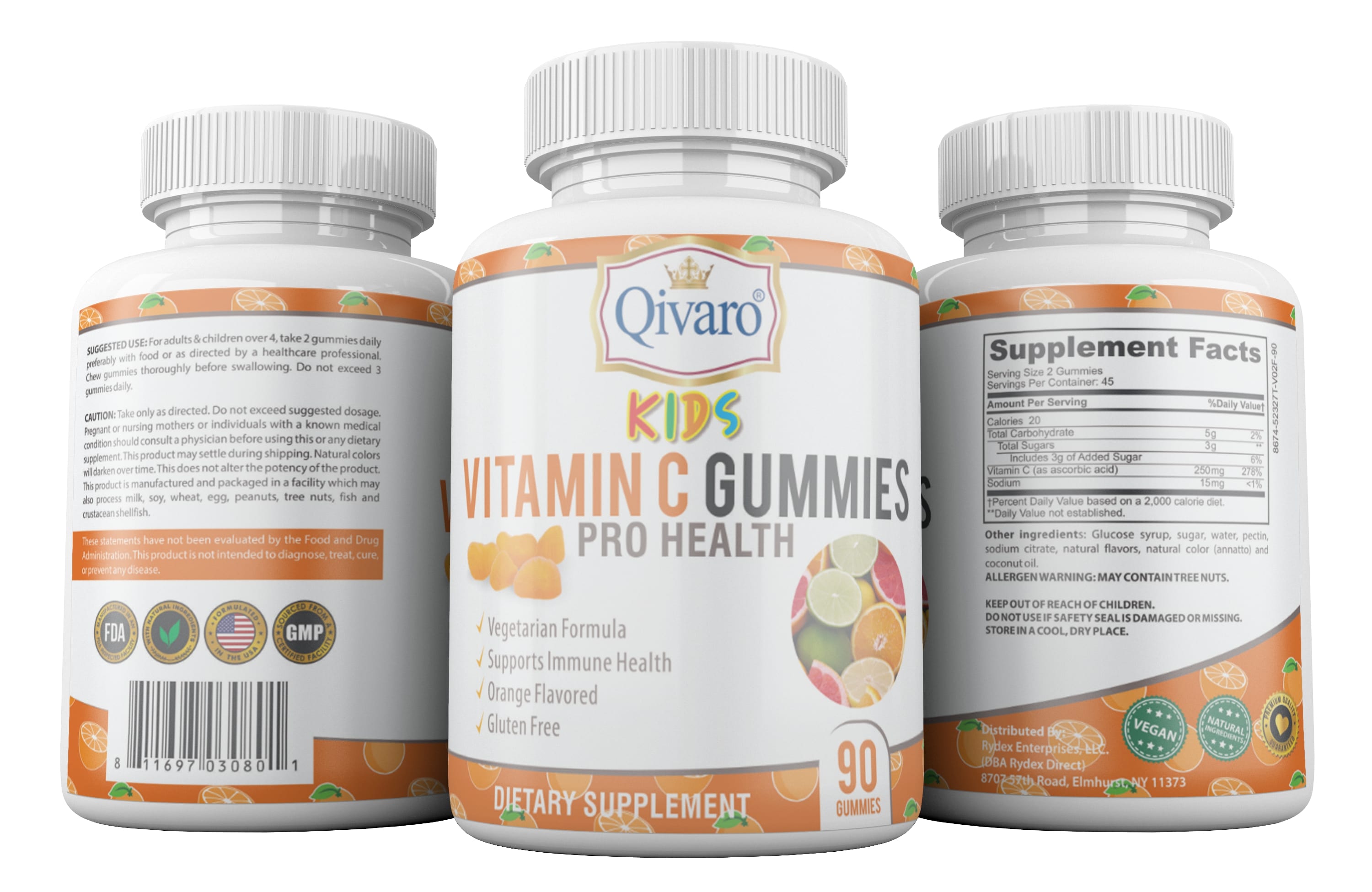 QKG04 |  Kids Vitamin C Gummies | 90 gummies | 兒童軟糖維他命 C